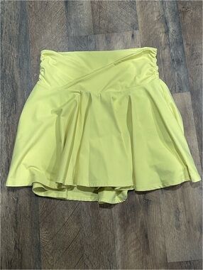 Yellow Active Skort